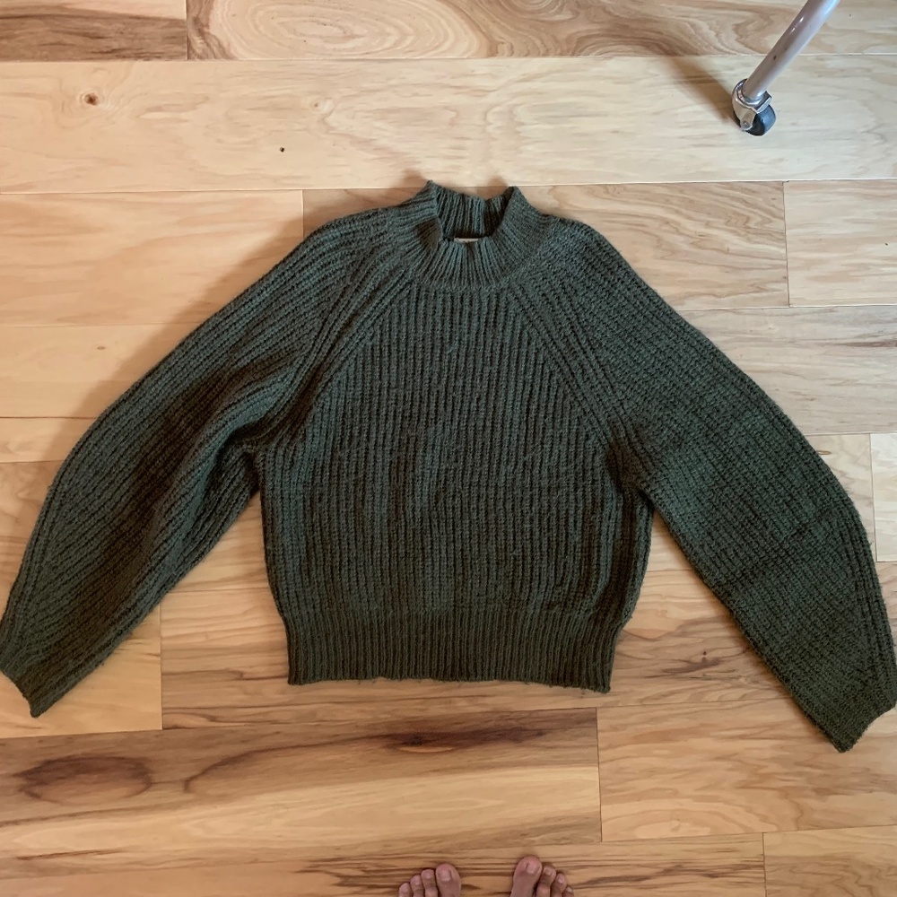 Z supply olive green sweater